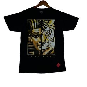 YUNG Wiz Khalifa Black Tiger Pharaoh MMXV Hip Hop Streetwear T Shirt Men's M